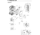 Samsung RF26J7500WW/AA-02 fridge door l diagram
