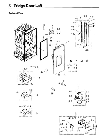 Fridge door l