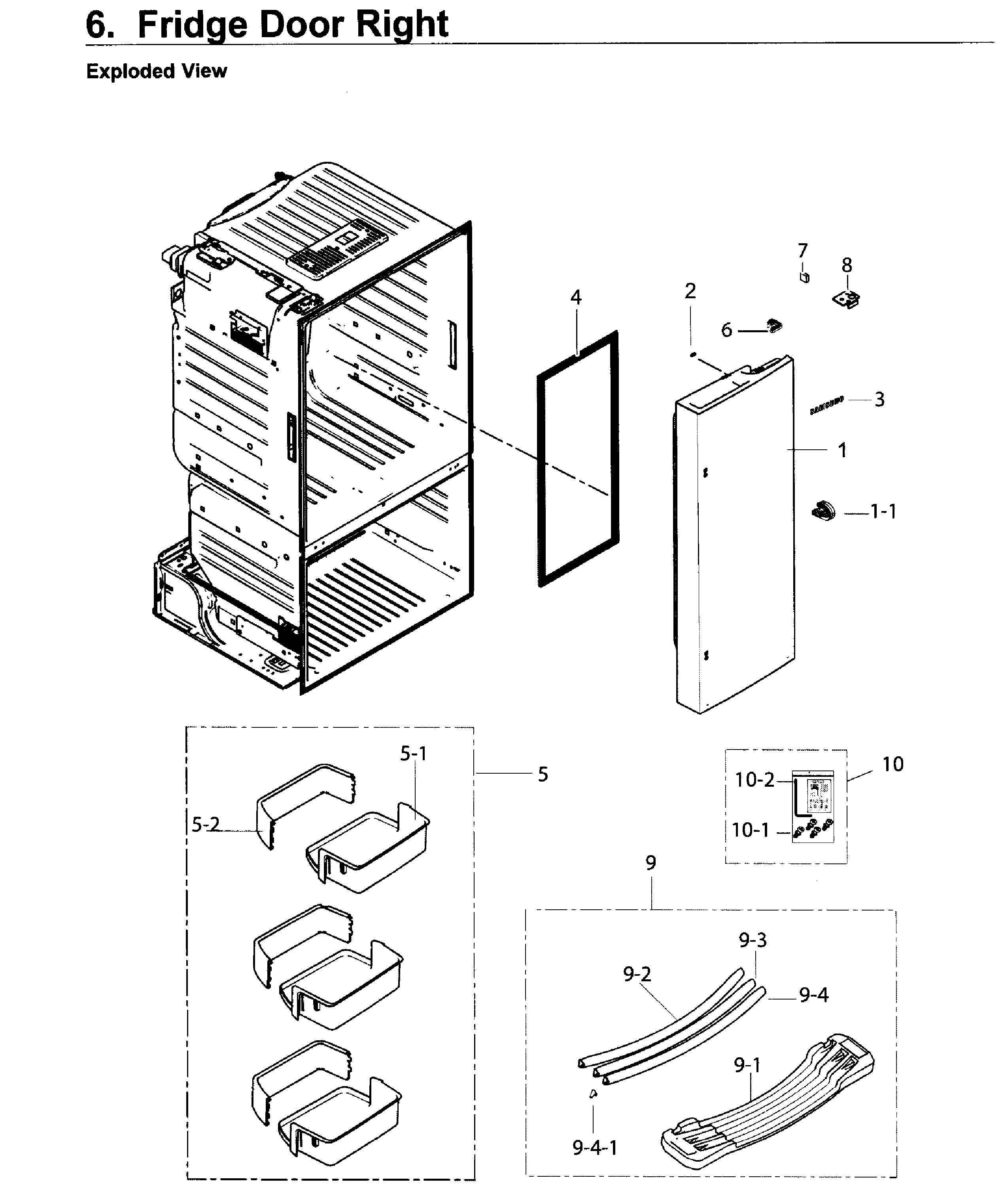 Fridge door r