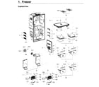 Samsung RF22K9381SG/AA-01 freezer diagram