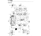 Samsung RF22K9381SG/AA-01 fridge / icemaker diagram