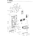Samsung RF22K9381SG/AA-01 cabinet diagram