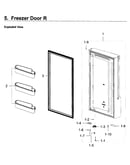 Freezer door r