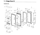 Samsung RF22K9381SG/AA-01 fridge door r diagram
