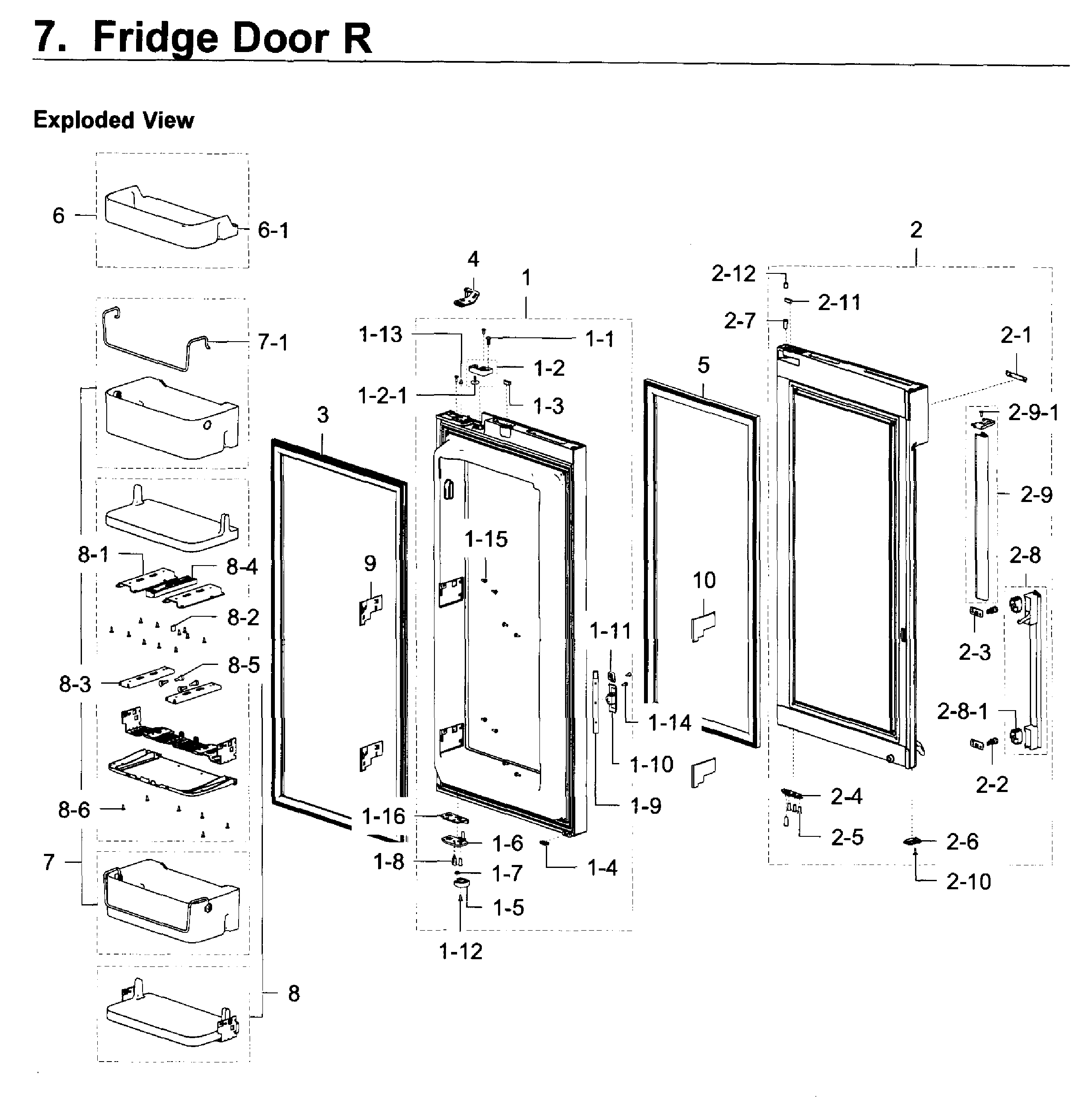 Fridge door r
