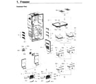 Samsung RF22K9381SG/AA-02 freezer diagram