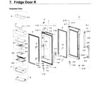 Samsung RF22K9381SG/AA-02 fridge door r diagram