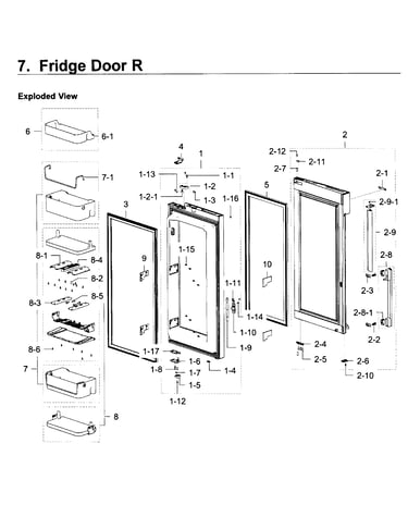 Fridge door r