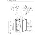 Samsung RF22K9381SG/AA-02 fridge door l diagram