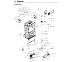 Samsung RF4267HARS/XAA-02 cabinet diagram