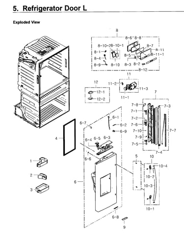 Fridge door l