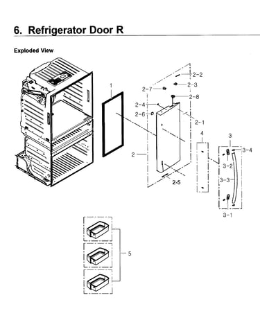 Fridge door r
