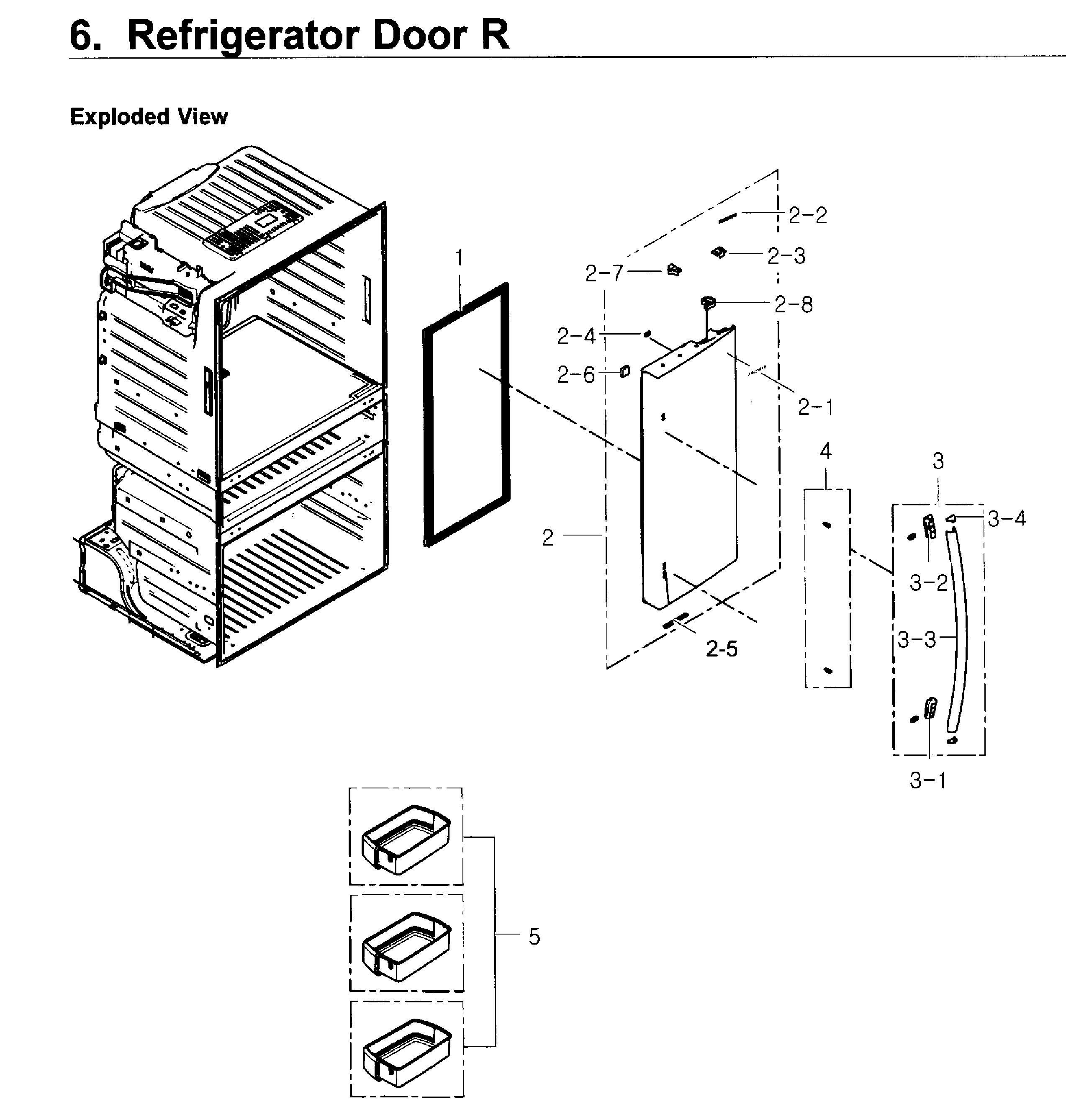 Fridge door r