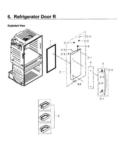 Fridge door r