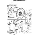 Fisher & Paykel DEGX1-96010-A cabinet, drum diagram