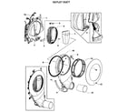 Fisher & Paykel DEGX1-96010-A outlet duct diagram