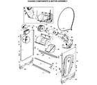 Fisher & Paykel DEGX1-96010-A chassis & motor diagram