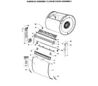 Fisher & Paykel DEGX1-96010-A subdeck & drum diagram