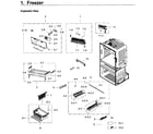 Samsung RF28JBEDBSR/AA-00 freezer / icemaker diagram