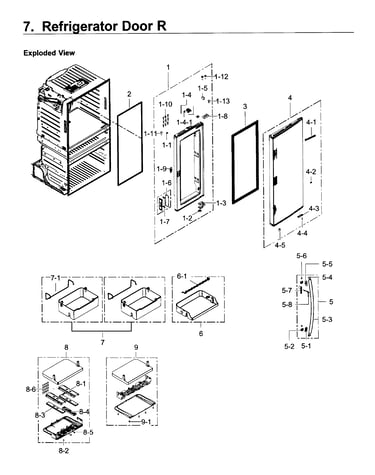 Fridge door r