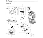 Samsung RF28JBEDBSR/AA-01 freezer / icemaker diagram