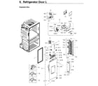 Samsung RF28JBEDBSR/AA-01 fridge door l diagram