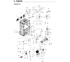 Samsung RF28JBEDBSR/AA-02 cabinet diagram