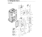 Samsung RF28JBEDBSR/AA-02 fridge door l diagram