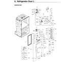 Samsung RF28JBEDBSR/AA-03 fridge door l diagram