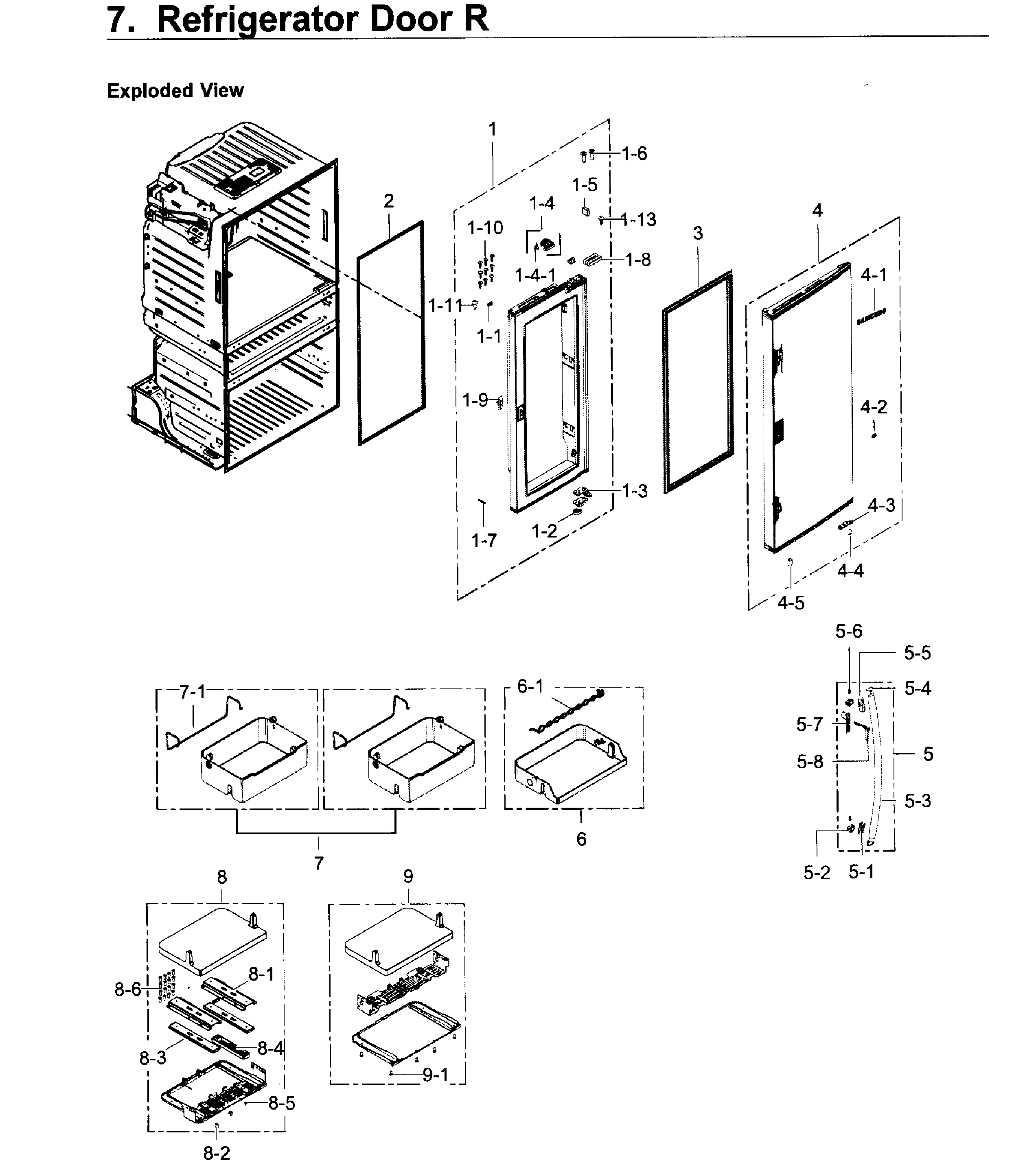 Fridge door r