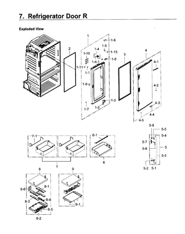 Fridge door r