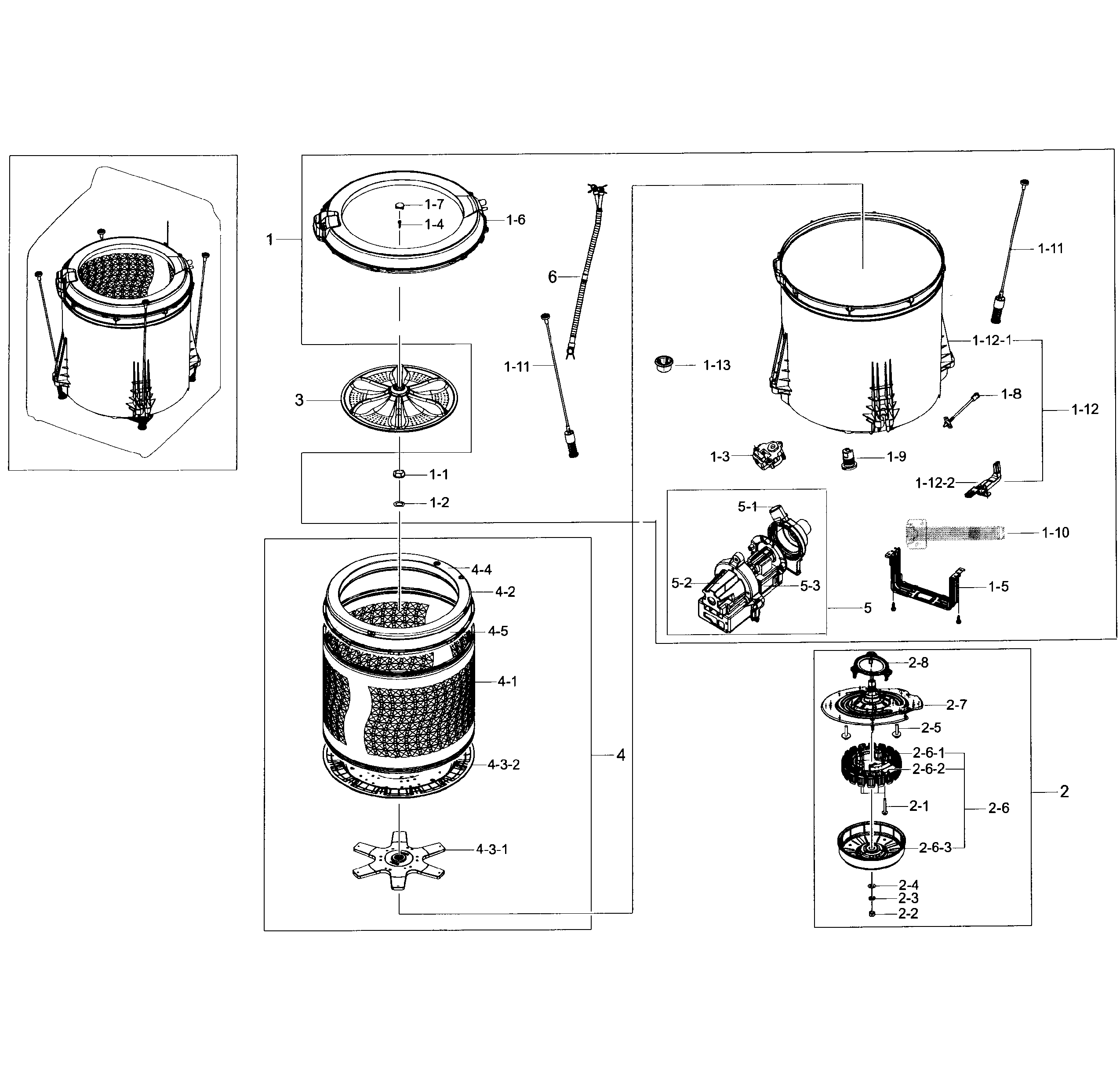 TUB PARTS