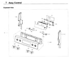 Samsung NE59J3420SS/AA-05 control panel diagram