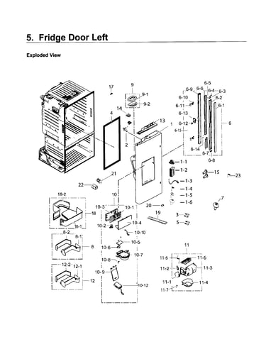 Fridge door l