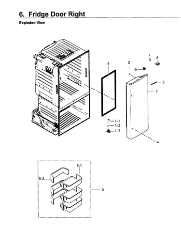 Fridge door r