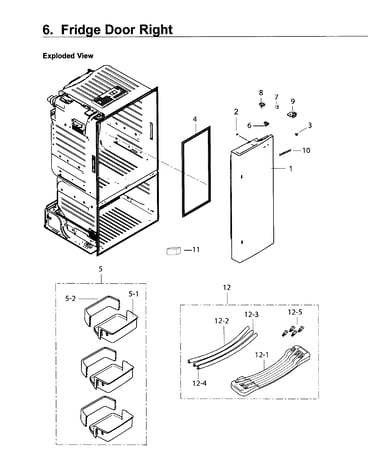 Fridge door r