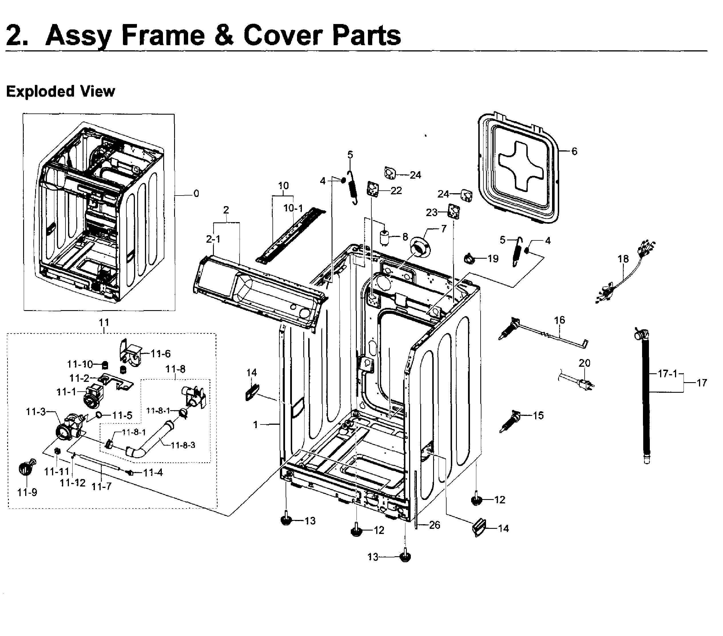 Frame & cover parts