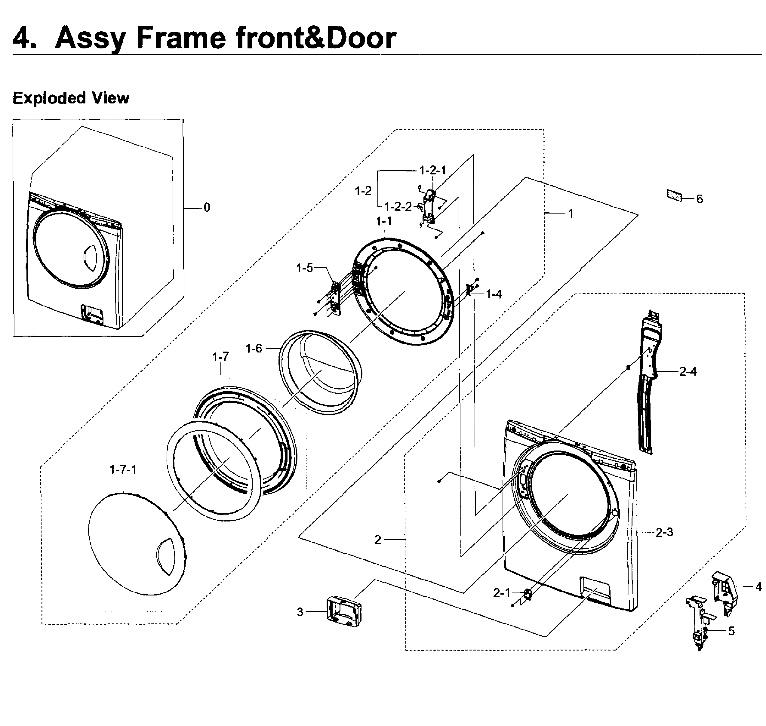 Frame front & door