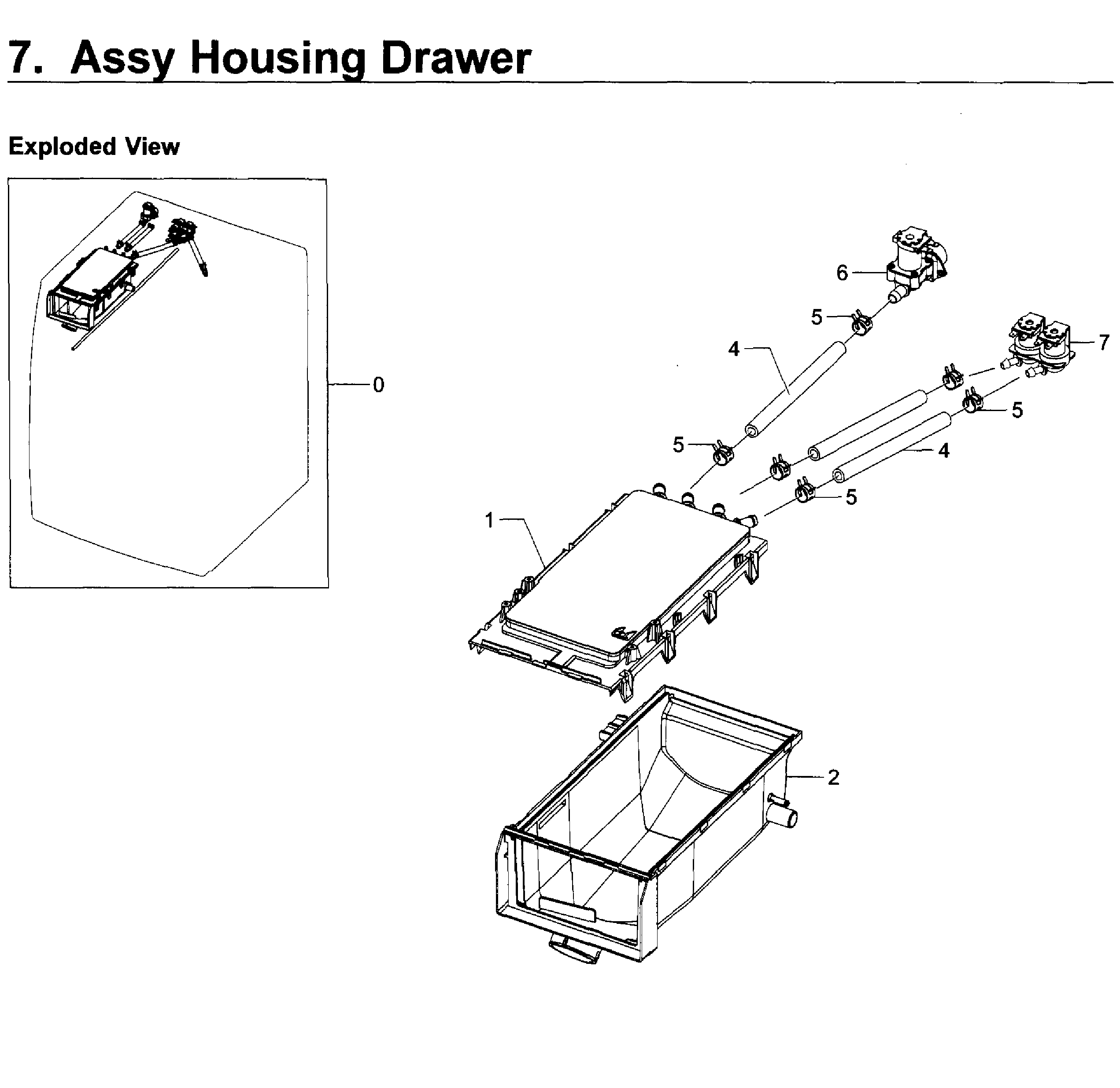 Housing-drawer