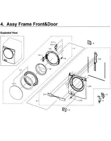 Frame front & door