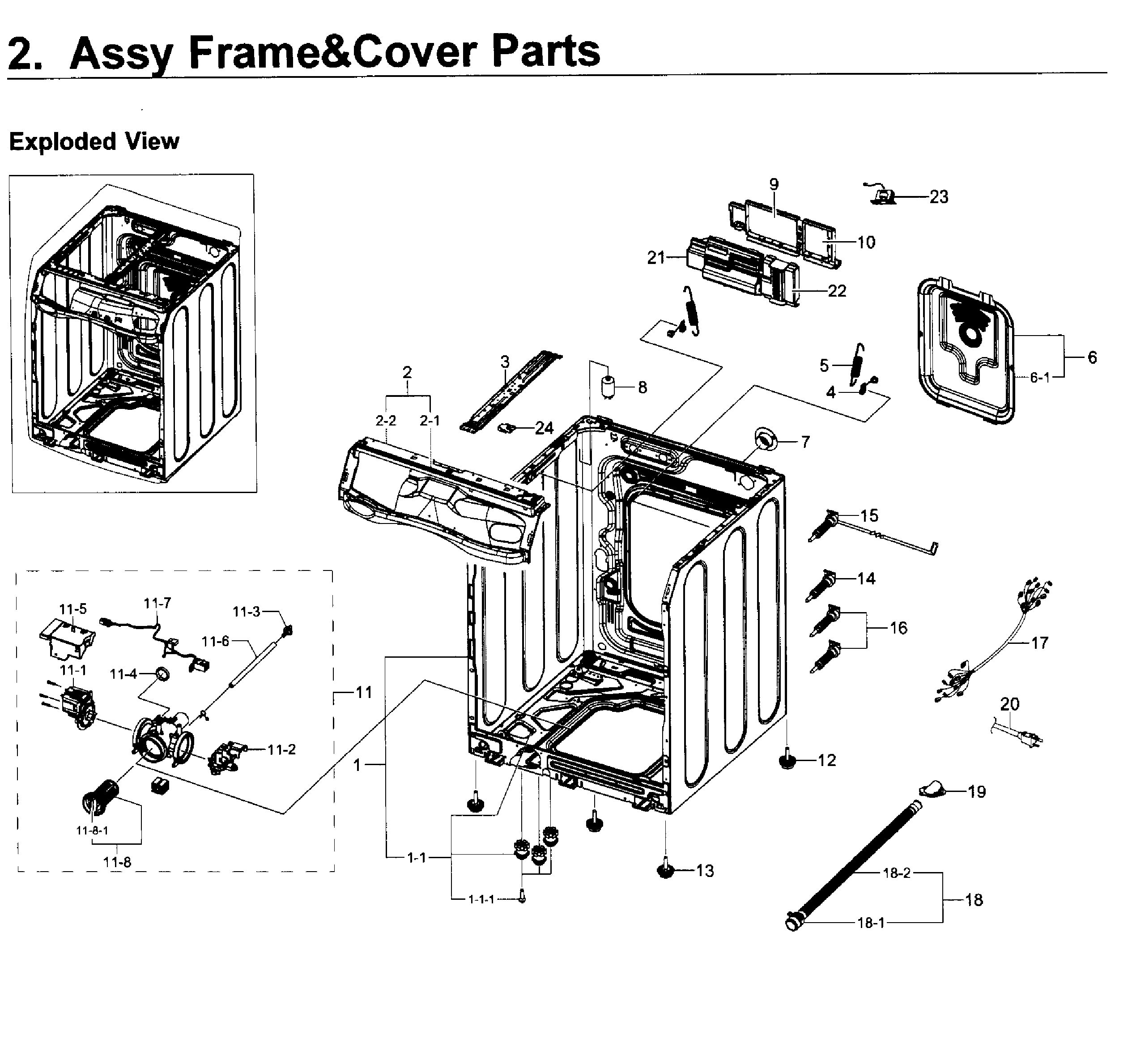 Frame & cover parts