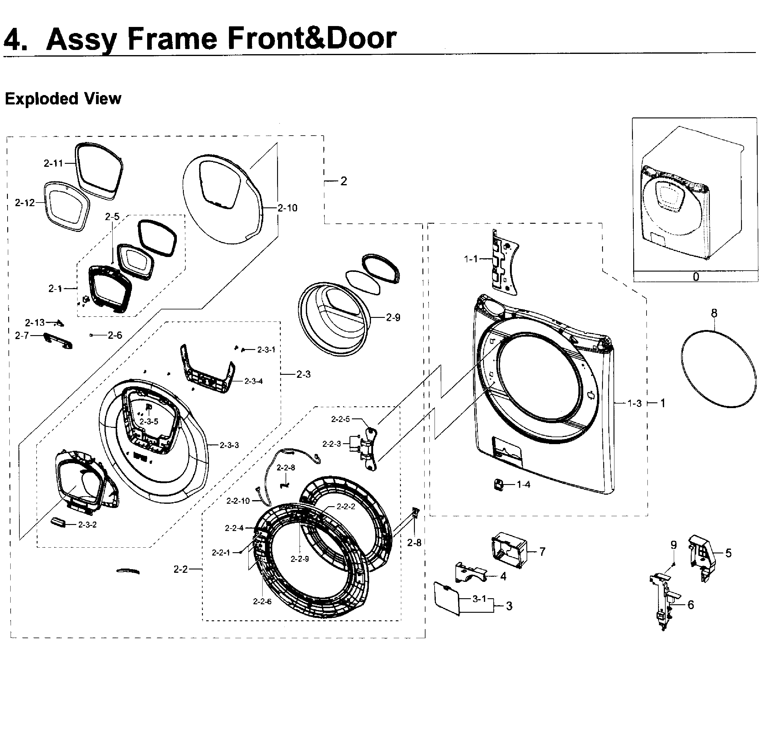 Frame front & door
