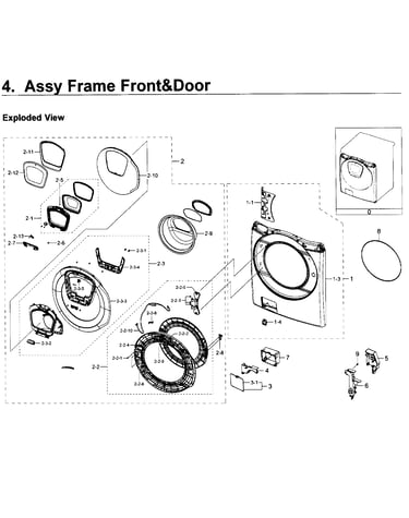 Frame front & door