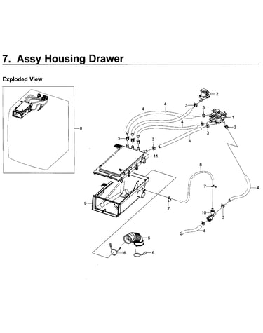 Housing-drawer