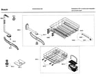 Bosch SHX43C05UC/40 rack asy diagram