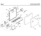 Bosch SHV68TL3UC/01 door diagram