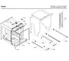 Bosch SHV68TL3UC/04 frame parts diagram
