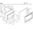 Bosch HBL5750UC/09 frame diagram