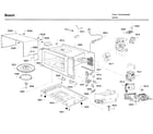 Bosch HBL5750UC/09 microwave asy diagram