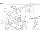Bosch HMV3053U/01 electrical parts diagram